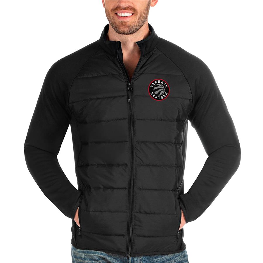 Toronto Raptors Antigua Altitude Full-Zip Jacket - Black