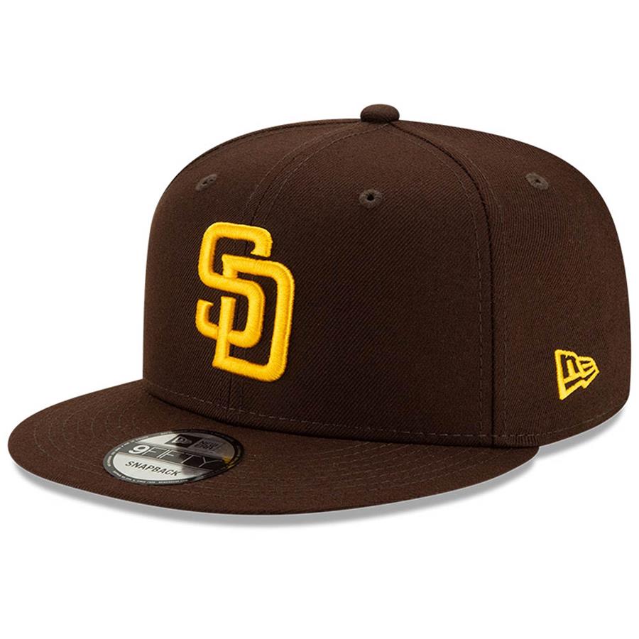 San Diego Padres New Era Team Color 9FIFTY Adjustable Hat - Brown