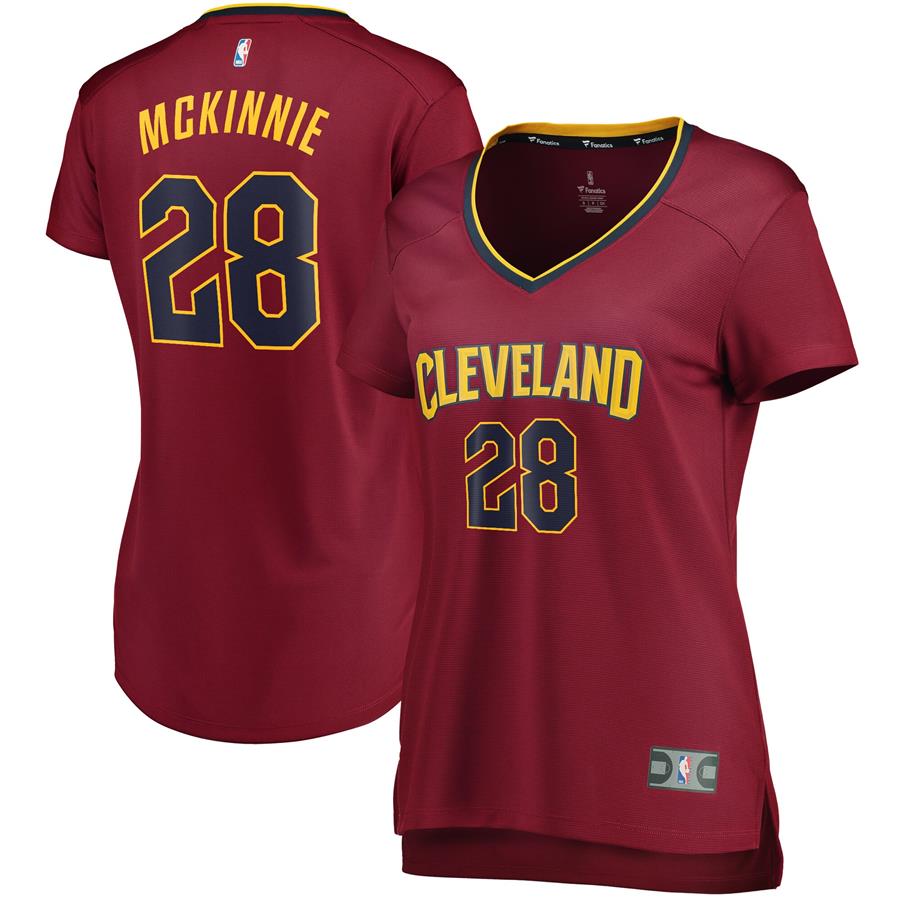 Alfonzo McKinnie Cleveland Cavaliers Fanatics Branded Women's Fast Break Player Jersey - Icon Edition - Wine