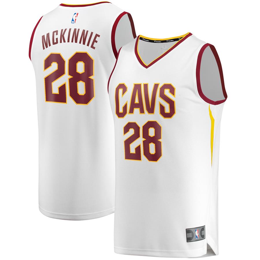 Alfonzo McKinnie Cleveland Cavaliers Fanatics Branded Fast Break Player Jersey - Association Edition - White