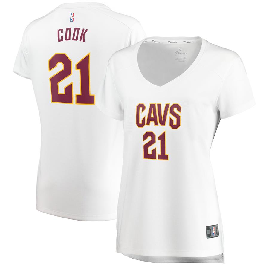 Tyler Cook Cleveland Cavaliers Fanatics Branded Women's Fast Break Player Jersey - Association Edition - White