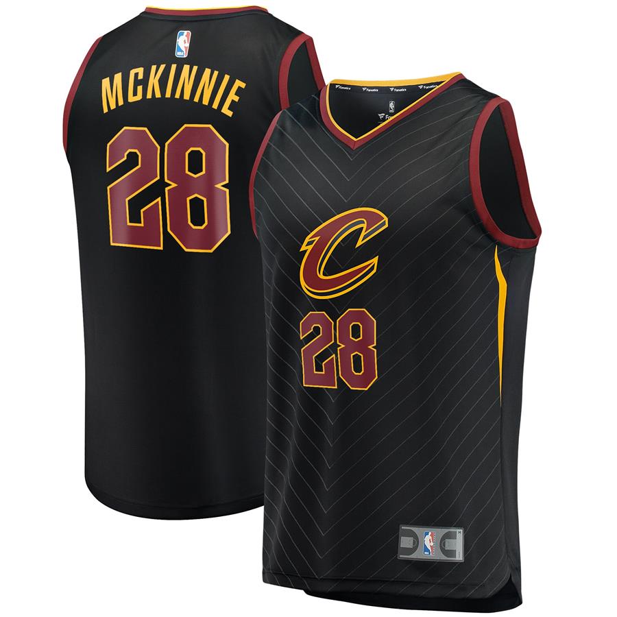 Alfonzo McKinnie Cleveland Cavaliers Fanatics Branded Fast Break Player Jersey - Statement Edition - Black