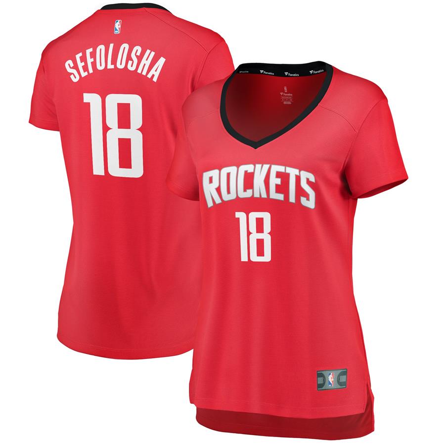 Thabo Sefolosha Houston Rockets Fanatics Branded Women's Fast Break Player Jersey - Icon Edition - Red