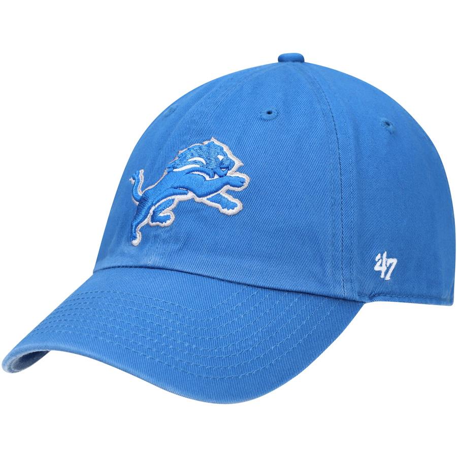 Detroit Lions '47 Primary Clean Up Adjustable Hat - Blue