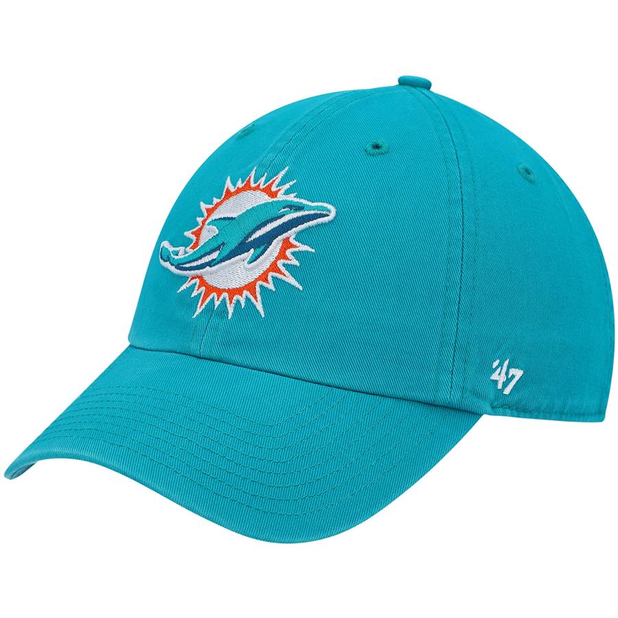 Miami Dolphins '47 Primary Clean Up Adjustable Hat - Aqua
