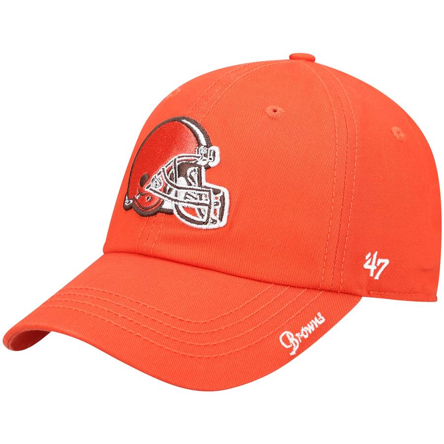 Cleveland Browns '47 Women's Miata Clean Up Primary Adjustable Hat - Orange