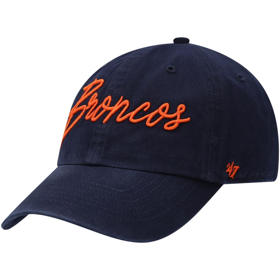 Denver Broncos '47 Women's Vocal Clean Up Adjustable Hat - Navy