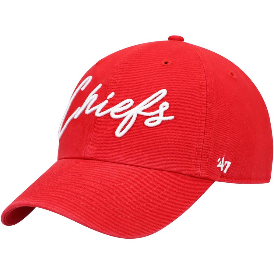Kansas City Chiefs '47 Women's Vocal Clean Up Adjustable Hat - Red