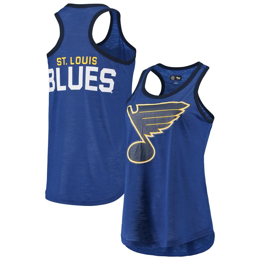 St. Louis Blues G-III 4Her by Carl Banks Women's Team color Tater Tank Top - Blue