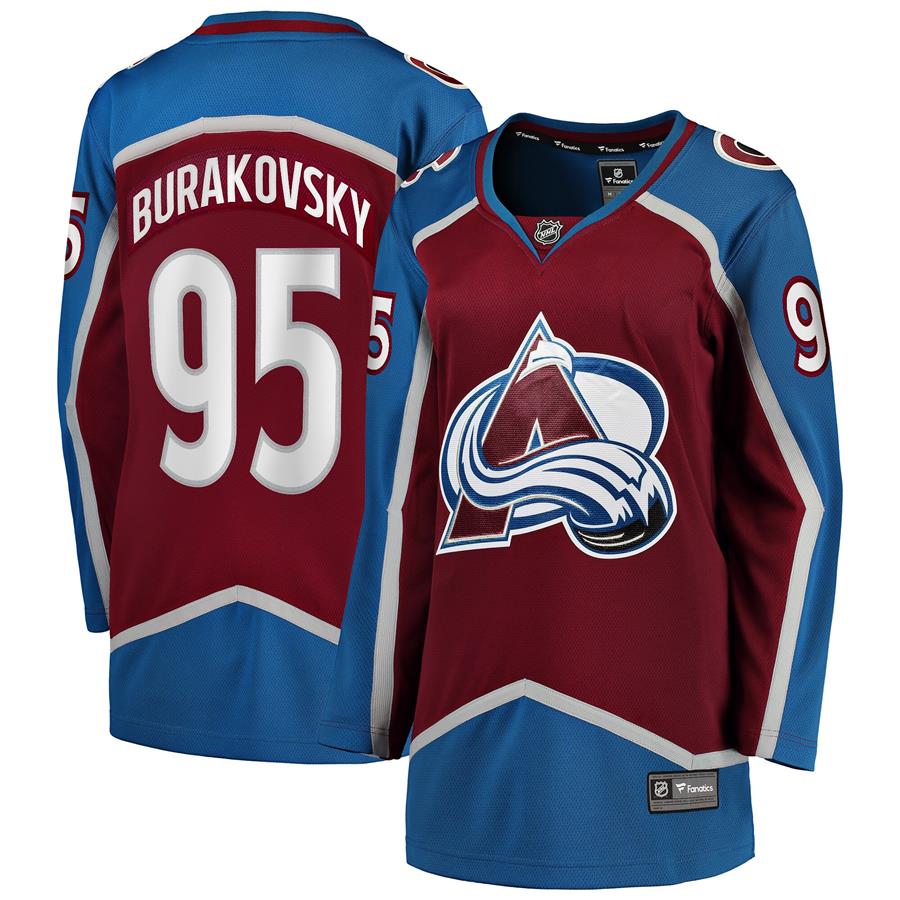 Andre Burakovsky Colorado Avalanche Fanatics Branded Women's 2017 Breakaway Player Jersey - Maroon
