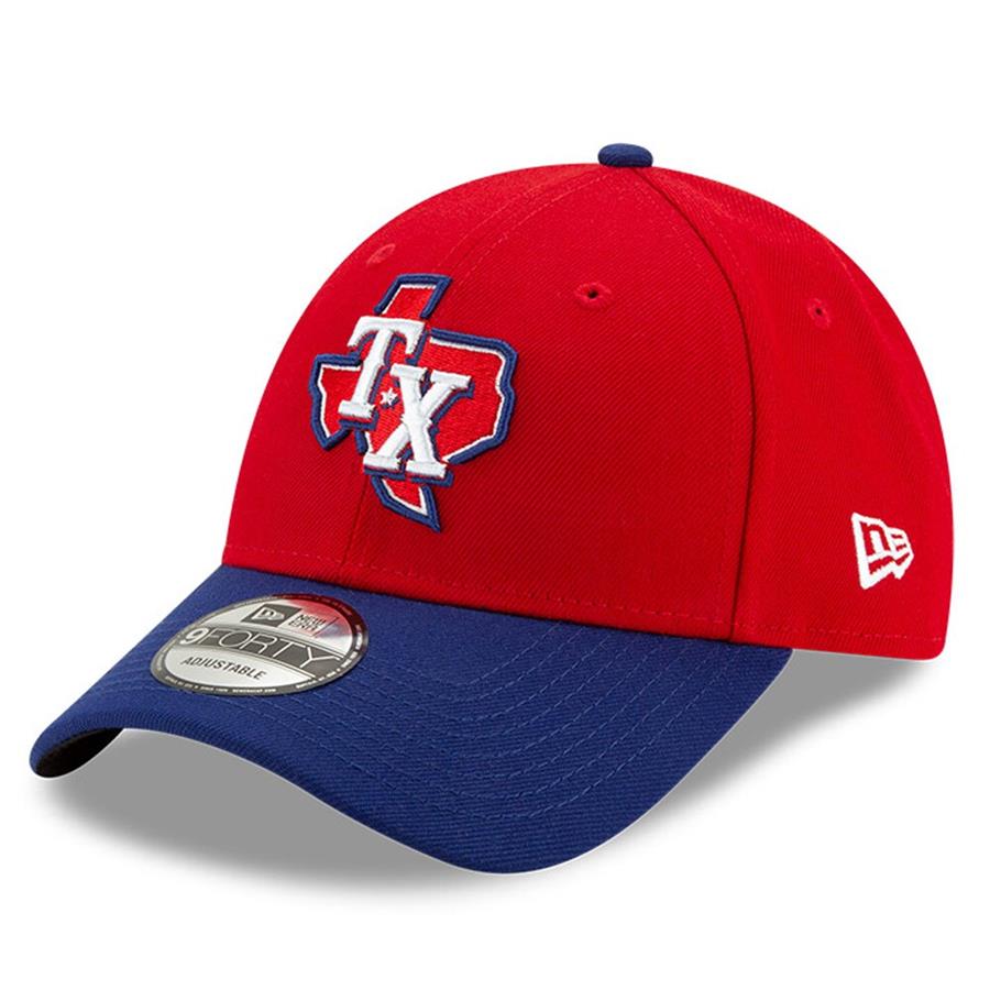 Texas Rangers New Era Alternate 3 The League 9FORTY Adjustable Hat - Red