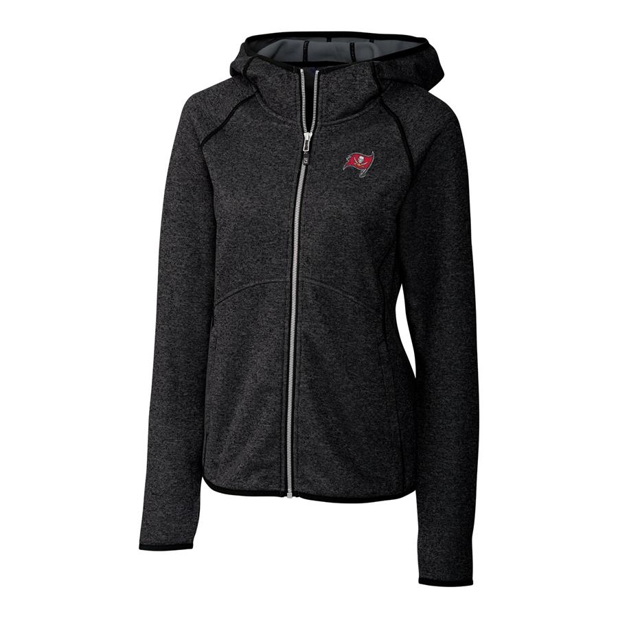 Tampa Bay Buccaneers Cutter & Buck Women's Mainsail Full-Zip Jacket - Black