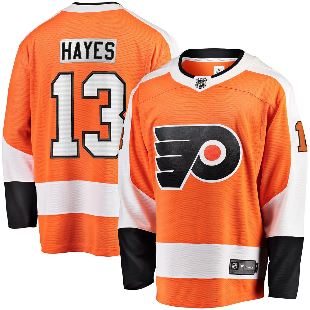Kevin Hayes Philadelphia Flyers Fanatics Branded Breakaway Player Jersey - Orange