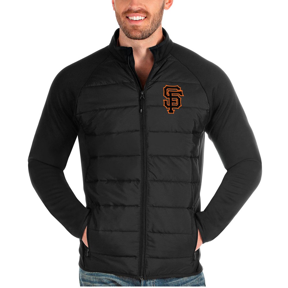 Куртка на молнии San Francisco Giants Antigua Altitude (чёрный)