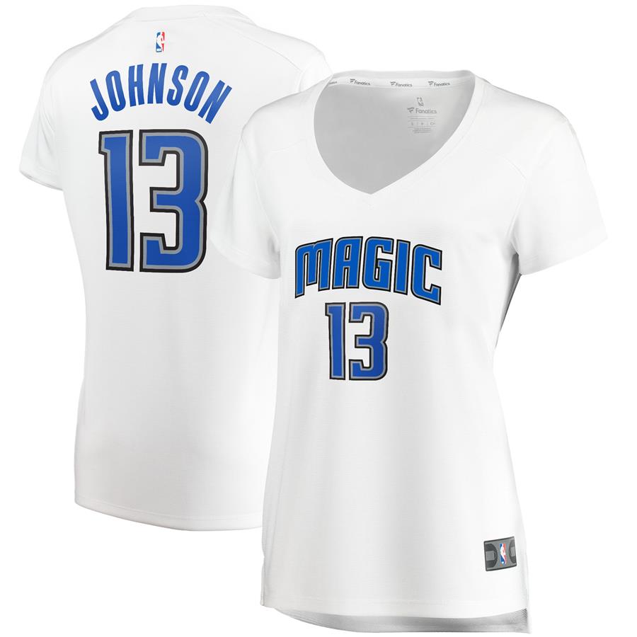 BJ Johnson Orlando Magic Fanatics Branded Women's Fast Break Player Jersey - Association Edition - White