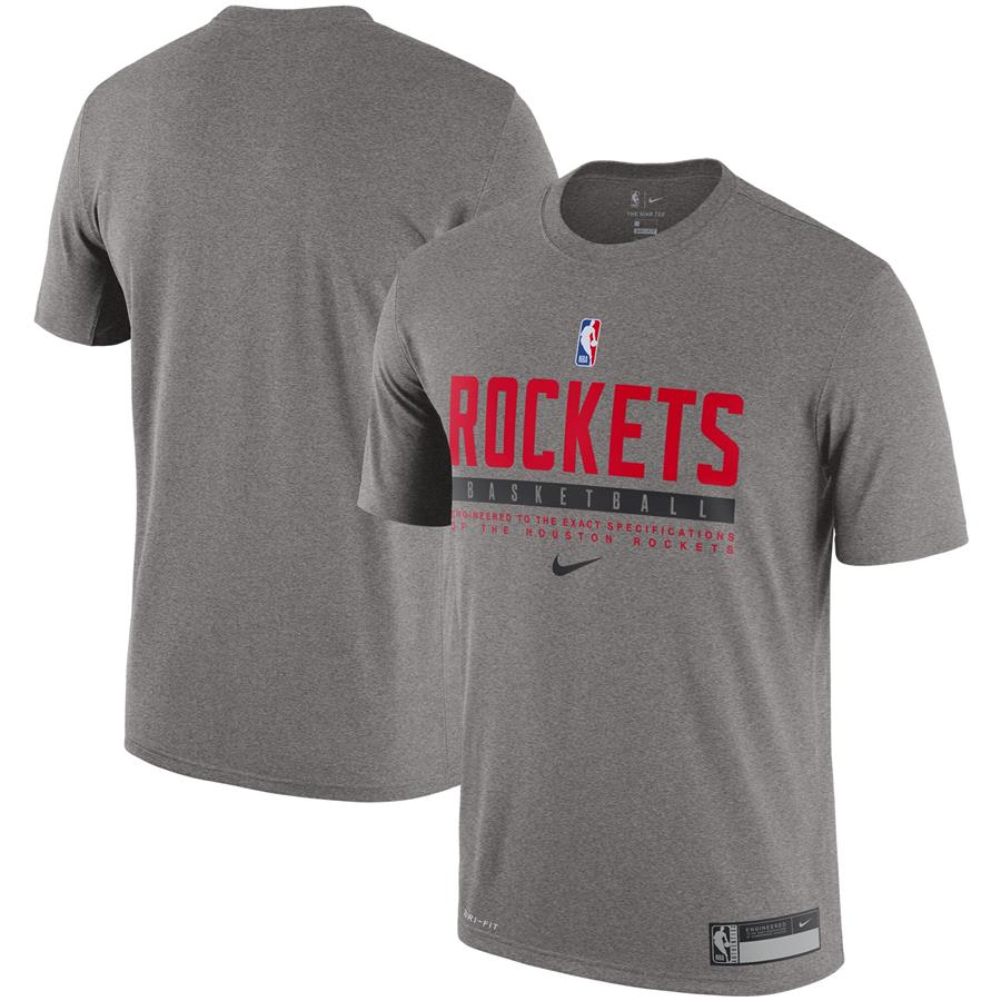 Houston Rockets Nike Legend Practice Performance T-Shirt - Heathered Charcoal