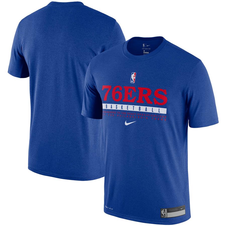 Philadelphia 76ers Nike Legend Practice Performance T-Shirt - Royal