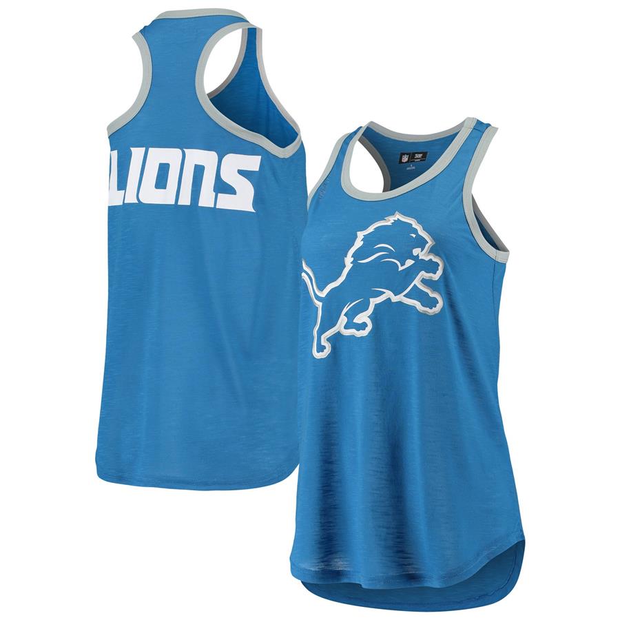 Detroit Lions G-III 4Her by Carl Banks Women's Tater Tank Top - Blue