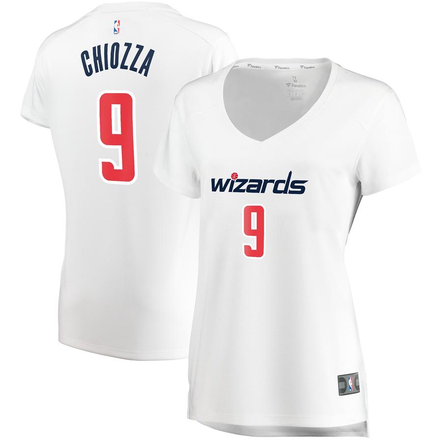 Chris Chiozza Fanatics Branded Women's Fast Break Player Jersey - Association Edition - White