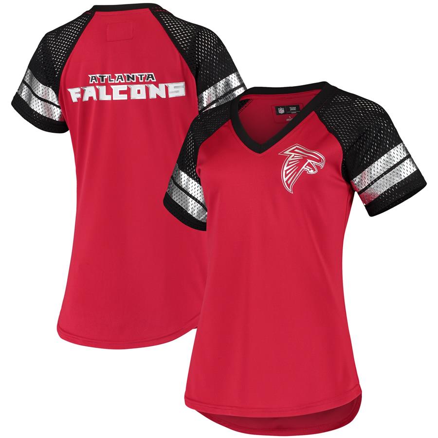 Atlanta Falcons G-III 4Her by Carl Banks Women's Franchise Raglan T-Shirt - Red