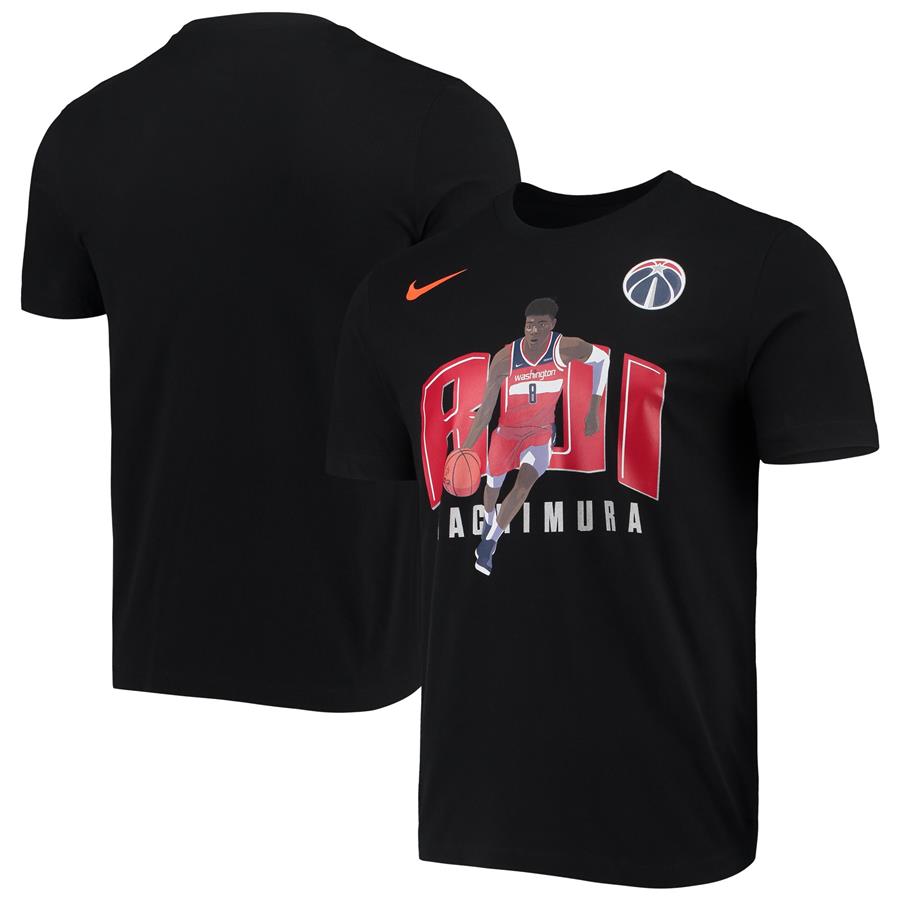 Rui Hachimura Washington Wizards Nike Hero Performance T-Shirt - Black