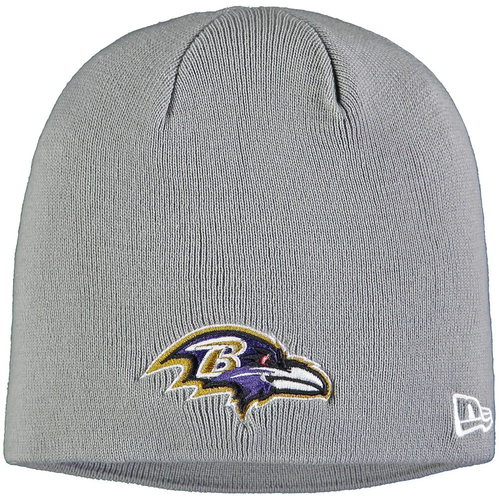 Baltimore Ravens New Era Knit Beanie - Gray