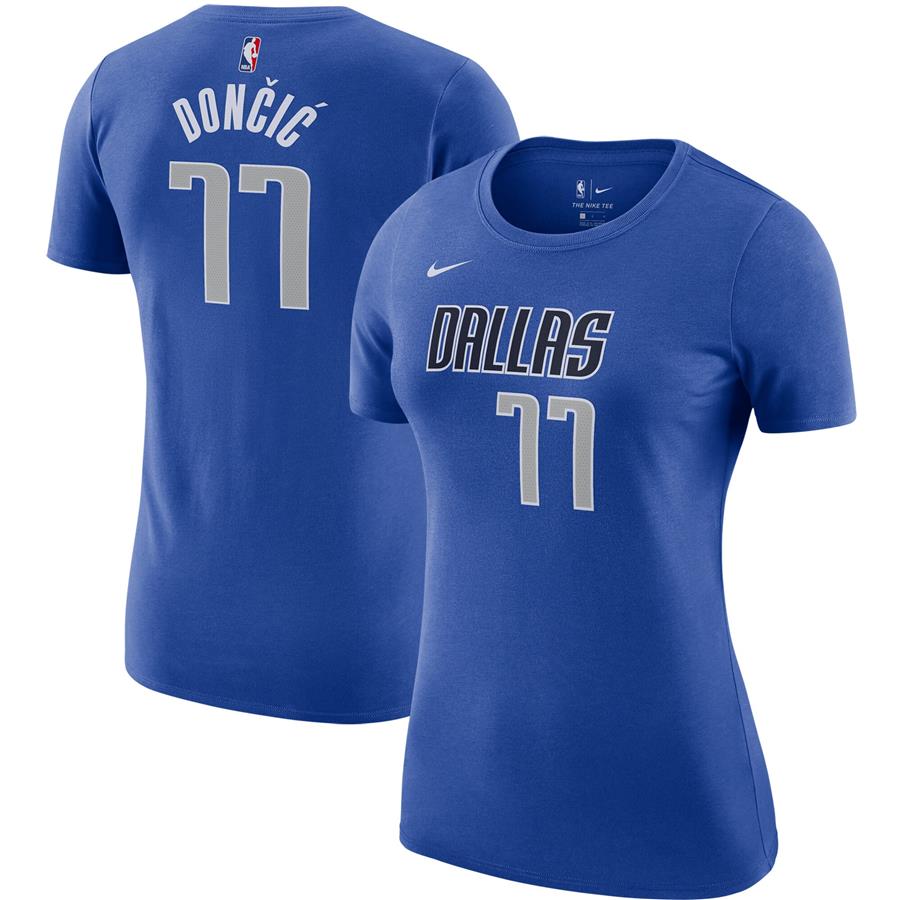 Luka Doncic Dallas Mavericks Nike Women's Name & Number T-Shirt - Blue