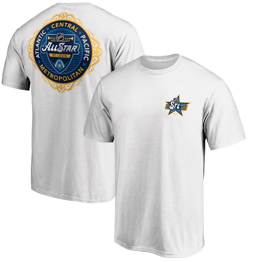 Fanatics Branded 2020 NHL All-Star Game Bracket T-Shirt - White