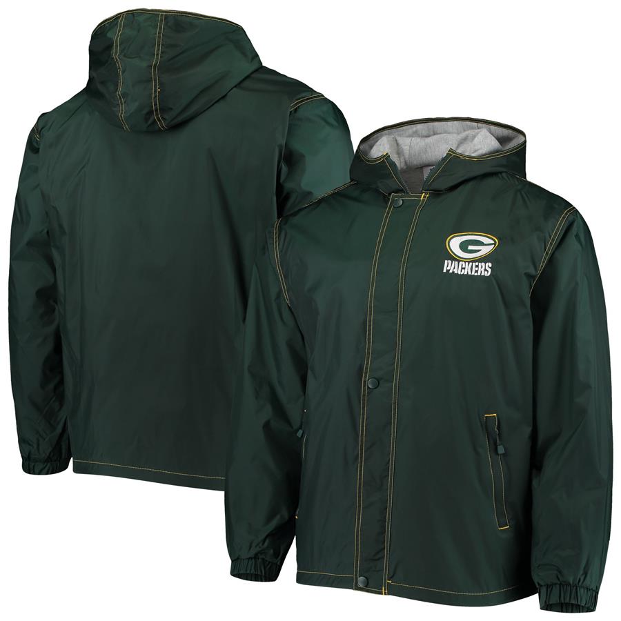 Green Bay Packers Dunbrooke Logo Legacy Stadium Full-Zip Jacket- Green