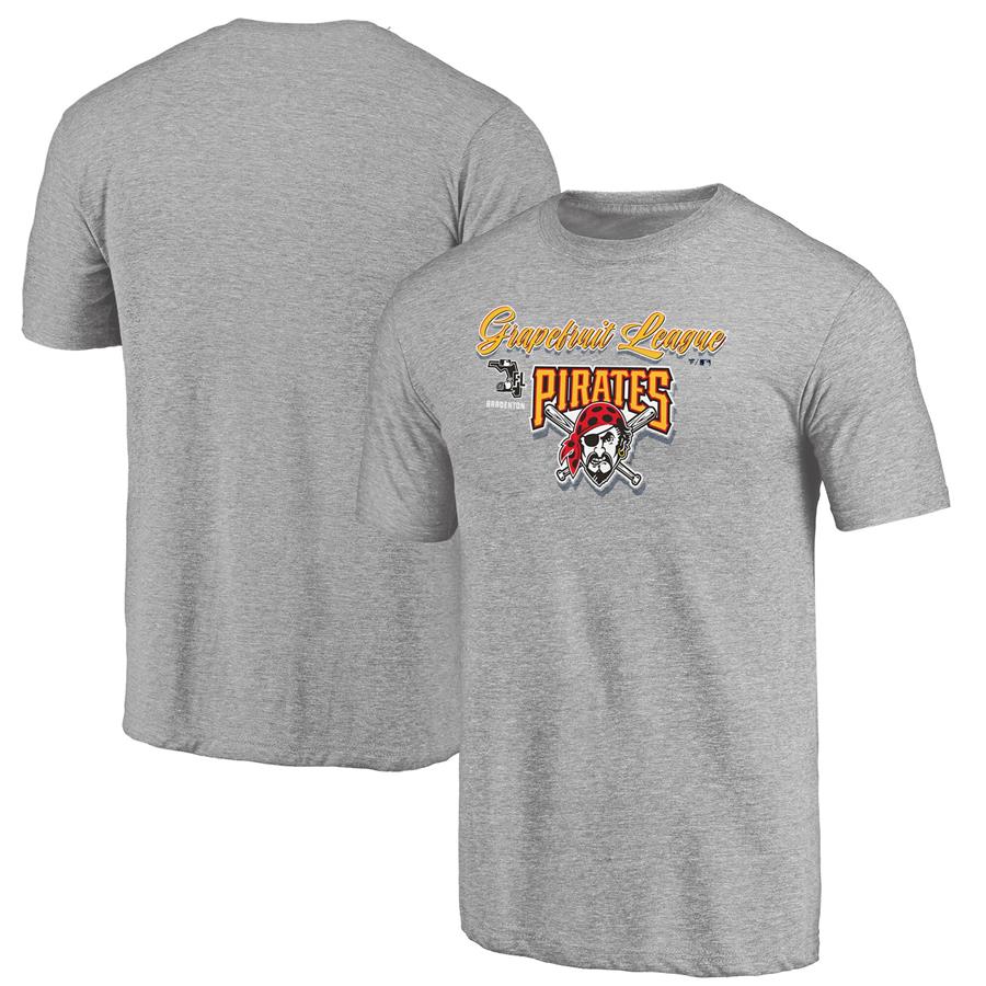 Pittsburgh Pirates Fanatics Branded 2020 Spring Training Mentor Tri-Blend T-Shirt - Gray