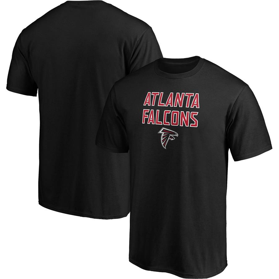 Atlanta Falcons Fanatics Branded Gameday Stack T-Shirt - Black