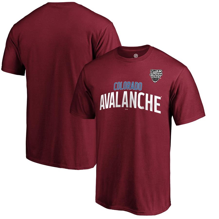 Colorado Avalanche Fanatics Branded 2020 Stadium Series Cadet T-Shirt - Burgundy