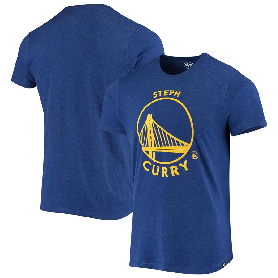 Stephen Curry Golden State Warriors '47 Player Team Logo T-Shirt - Royal