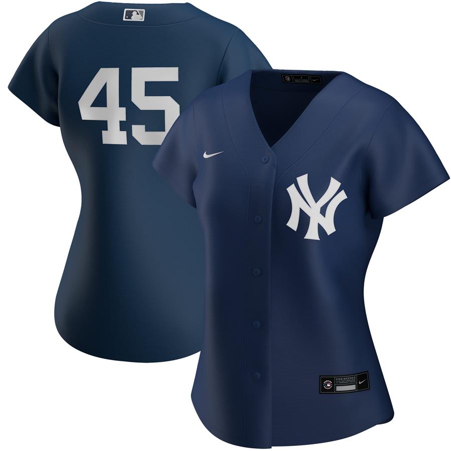 Женское джерси Gerrit Cole New York Yankees Nike Alternate Replica Player (тёмно-синий)