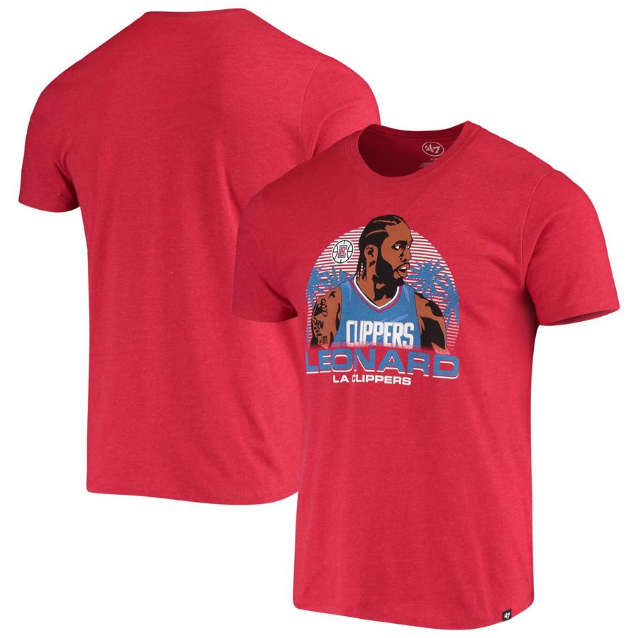 Kawhi Leonard LA Clippers '47 Player Graphic T-Shirt - Red
