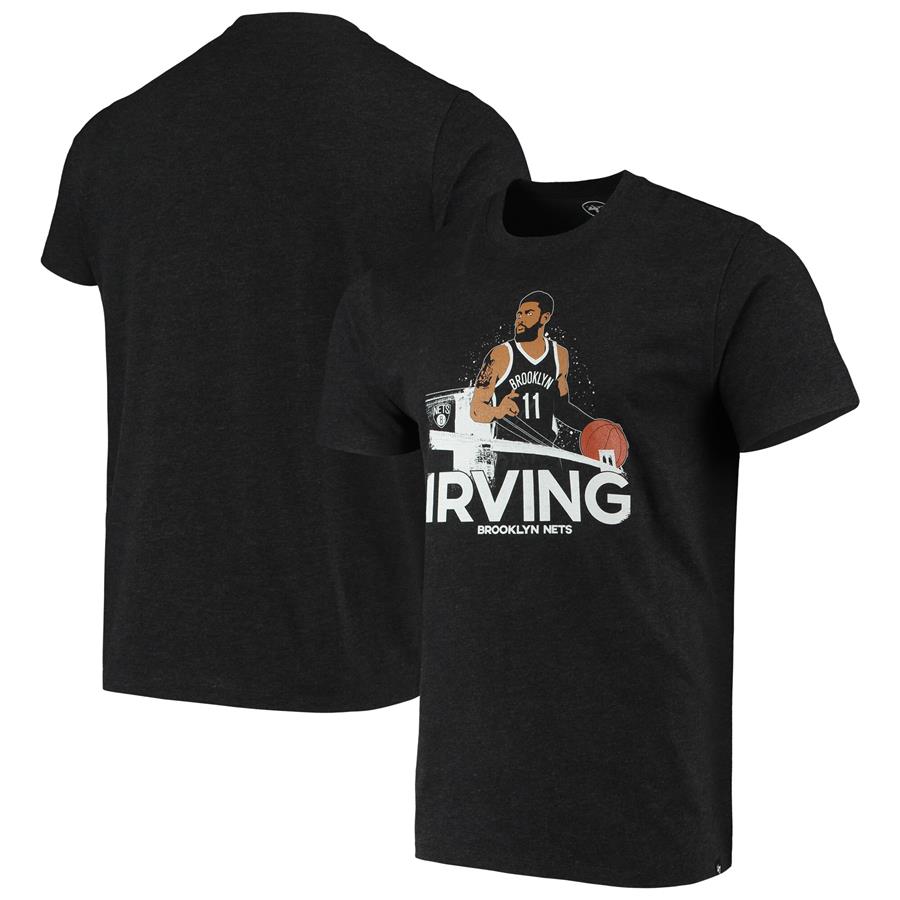 Kyrie Irving Brooklyn Nets '47 Player Graphic T-Shirt - Black