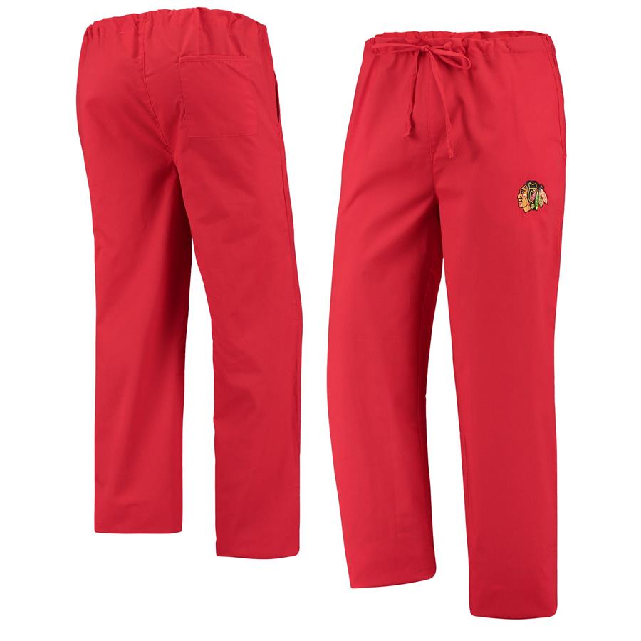 Chicago Blackhawks Concepts Sport Scrub Pants - Red
