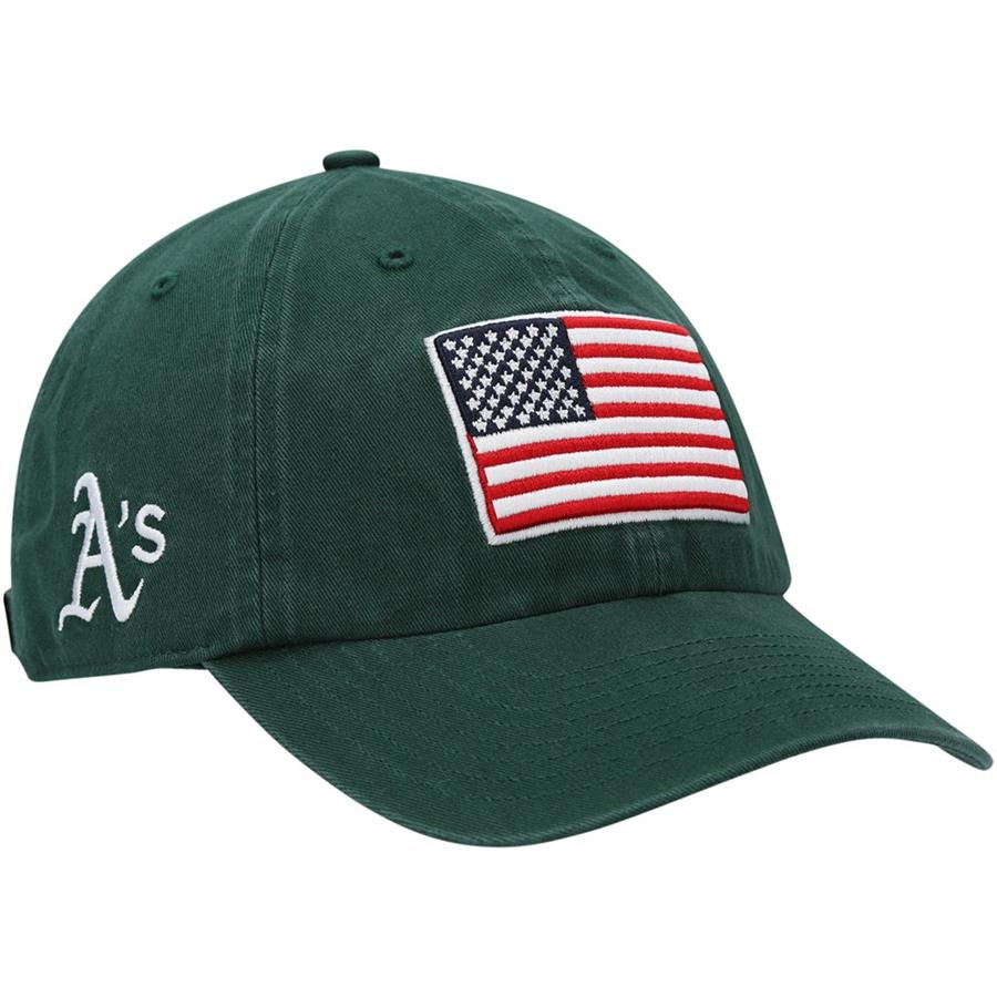 Oakland Athletics '47 Heritage Front Clean Up Adjustable Hat - Green