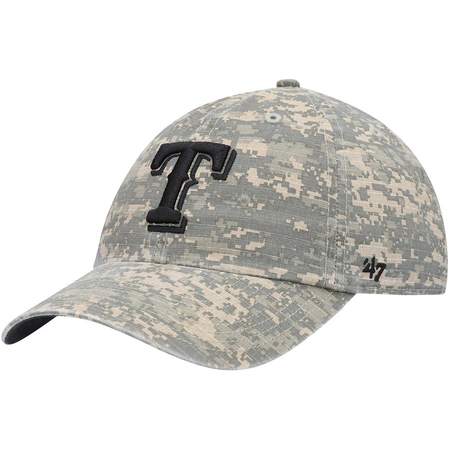 Texas Rangers '47 Phalanx Clean Up Adjustable Hat - Camo