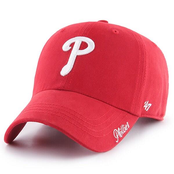 Philadelphia Phillies '47 Women's Team Miata Clean Up Adjustable Hat - Red