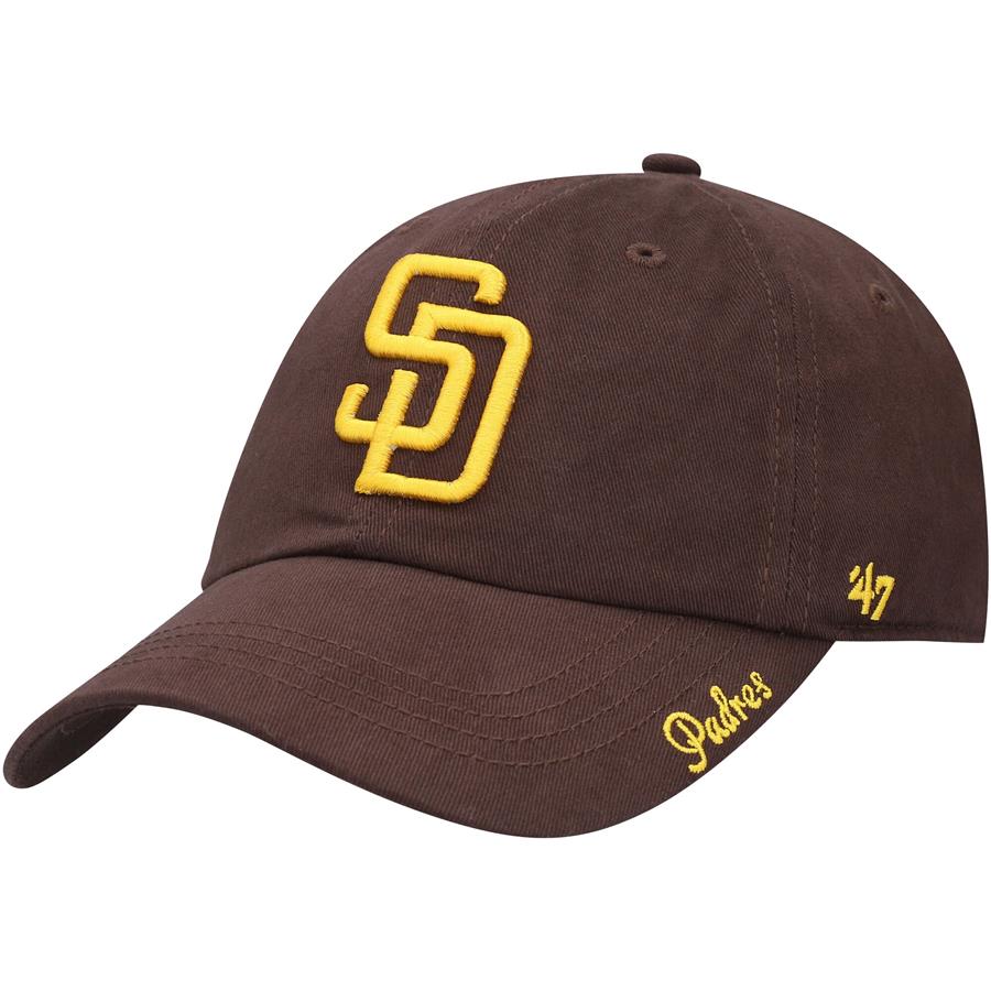 San Diego Padres '47 Women's Team Miata Clean Up Adjustable Hat - Brown