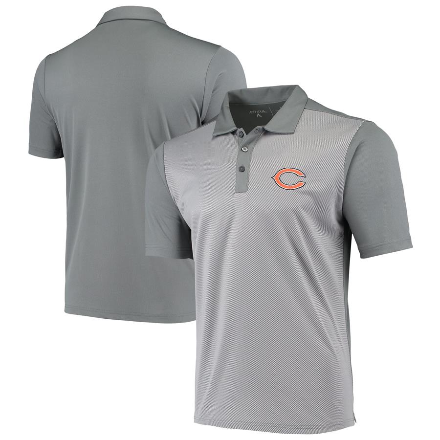 Chicago Bears Antigua Flash Polo - Steel