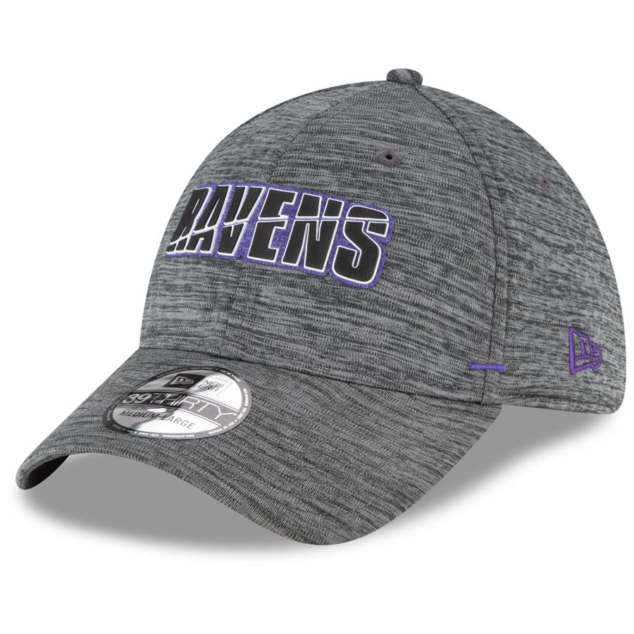 Baltimore Ravens New Era 2020 NFL Summer Sideline 39THIRTY Flex Hat - Graphite