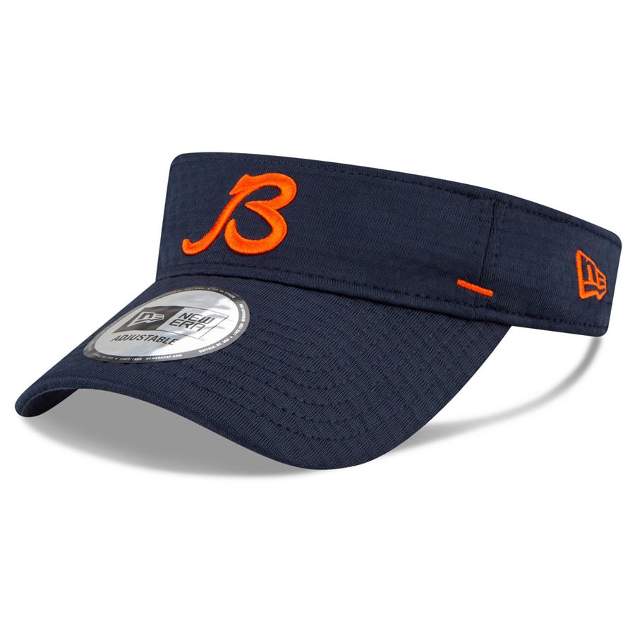Chicago Bears New Era 2020 NFL Summer Sideline Official Alternate Logo Visor - Navy