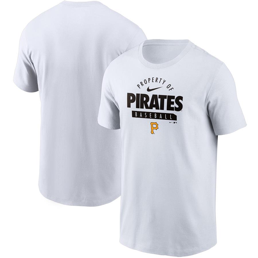 Pittsburgh Pirates Nike Primetime Property Of Practice T-Shirt - White