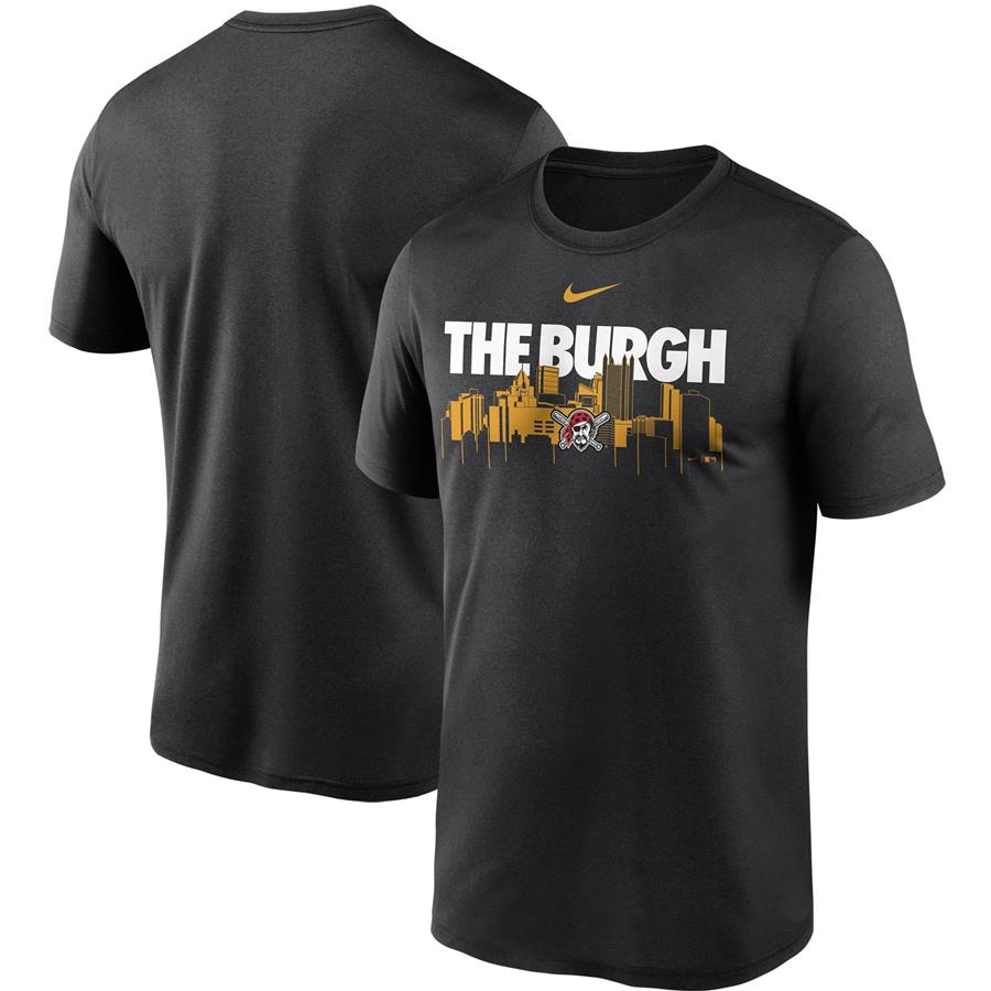 Pittsburgh Pirates Nike Local Skyline Legend Performance T-Shirt - Black