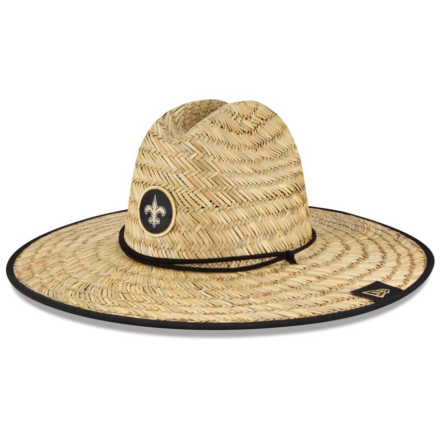 New Orleans Saints New Era NFL Training Camp Official Straw Lifeguard Hat - Natural