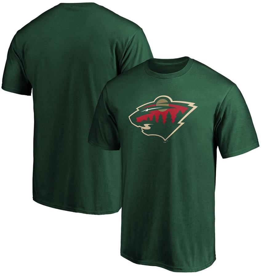 Футболка Minnesota Wild Fanatics Branded Team Primary Logo (зелёный)