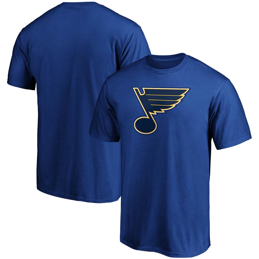 St. Louis Blues Fanatics Branded Team Primary Logo T-Shirt - Blue