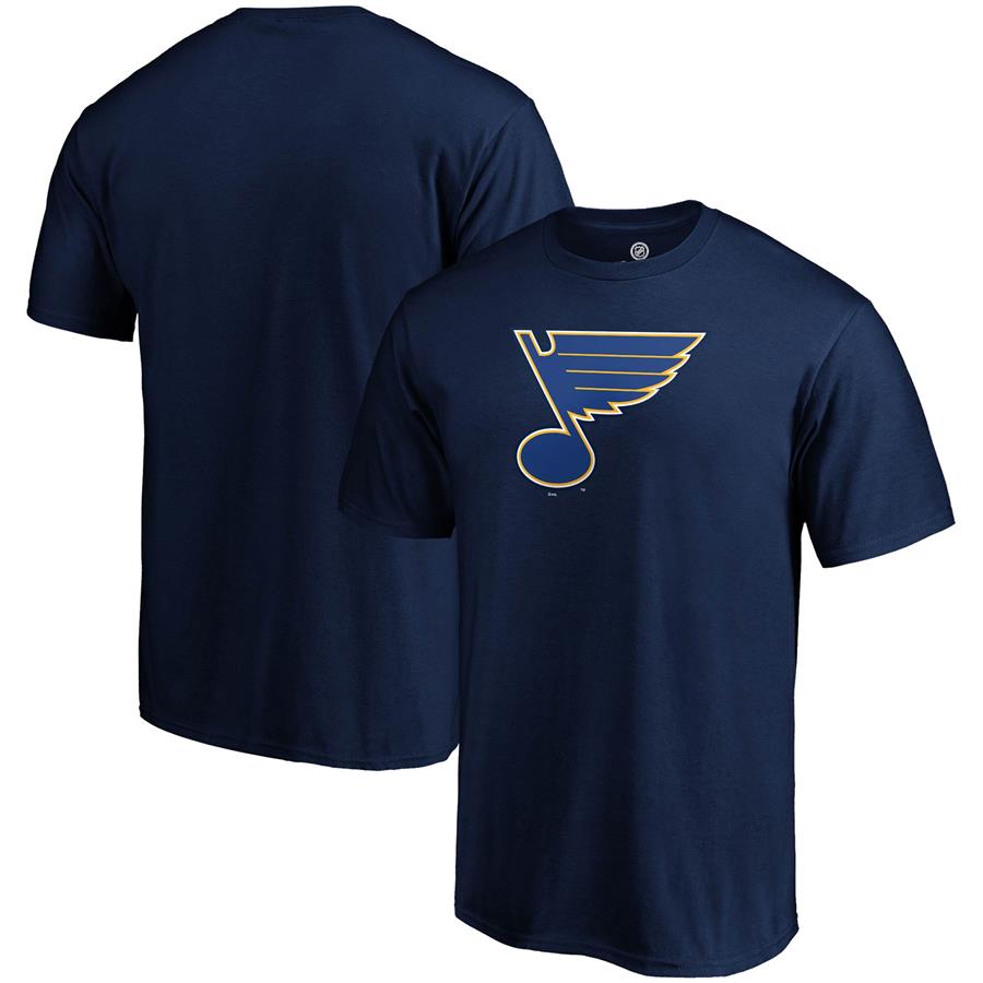 St. Louis Blues Fanatics Branded Team Primary Logo T-Shirt - Navy